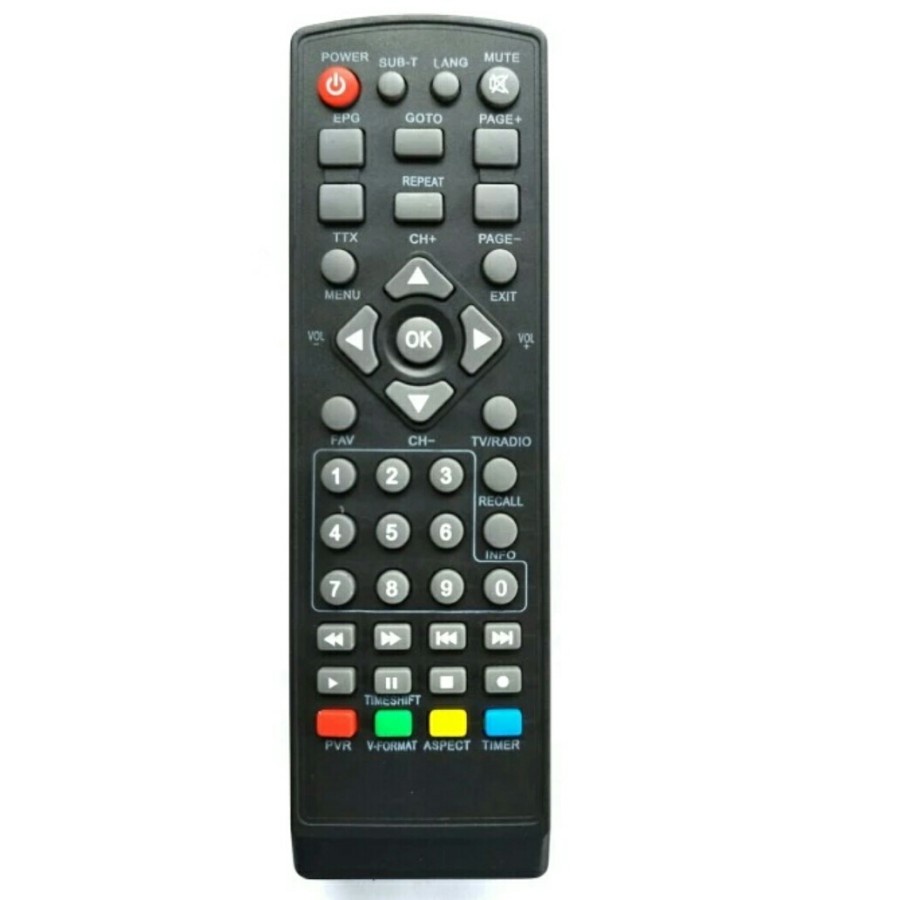 Barangunik2021 -Remote Kontrol Set Top Box DVB T2 Remote TV Universal STB Mitsuyama