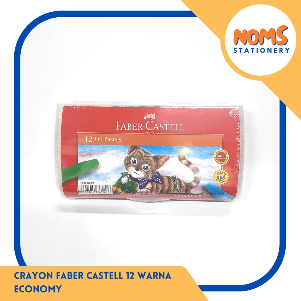 

Crayon Faber Castell 12 warna Economy