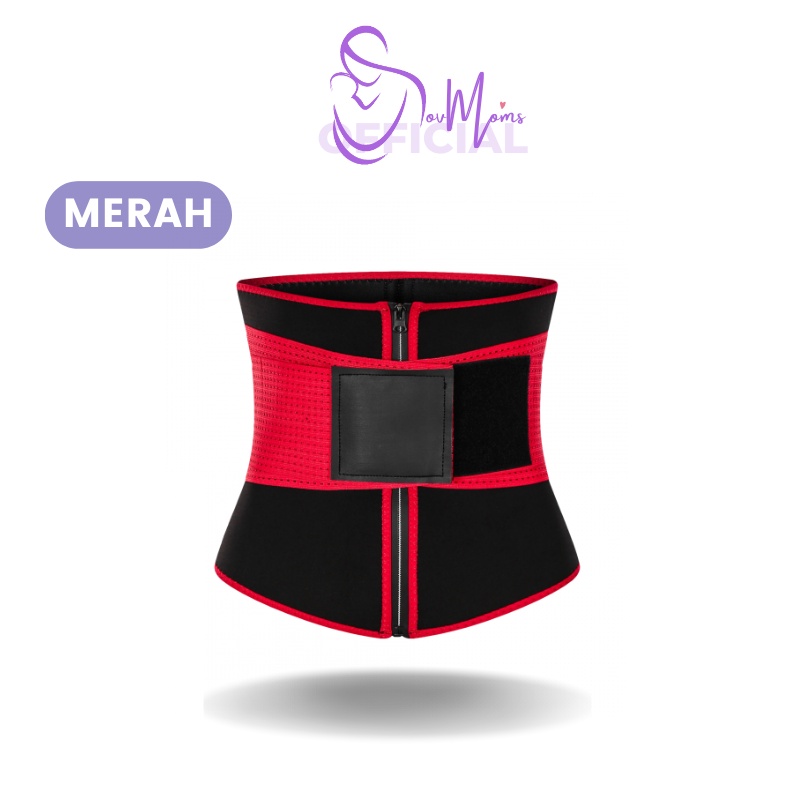 Korset Sabuk Pelangsing Penghancur Lemak Pasca Melahirkan Corset Pembakar Lemak Wanita Postpartum Setelah Melahirkan Gurita Pengecil Perut Pelangsing Perut Buncit Red Belt Original Import Terlaris Termurah