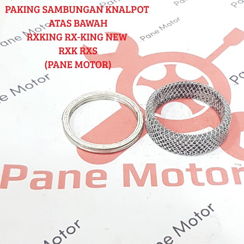 PAKING KNALPOT PLUS PAKING SAMBUNGAN LEHER KENALPOT RXS RX-KING RX KING NEW BEST QUALITY