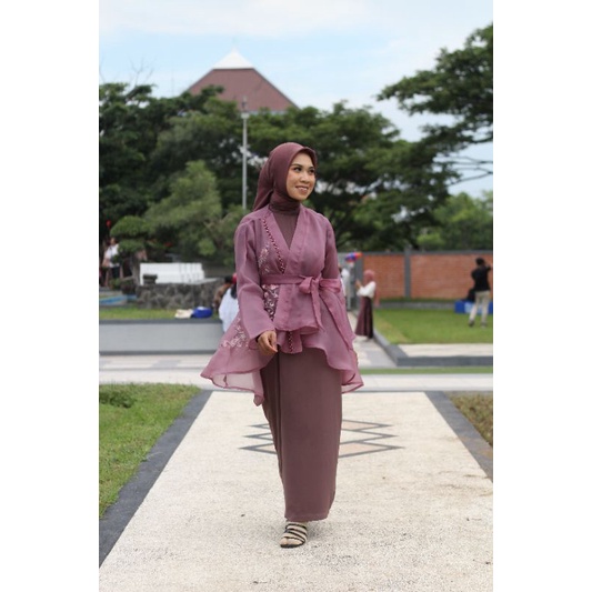 Areeta Dress | Dress Organza | Inner Outer Organza | Gaun Wisuda | Gaun Lamaran | Gaun Bridesmaid | 