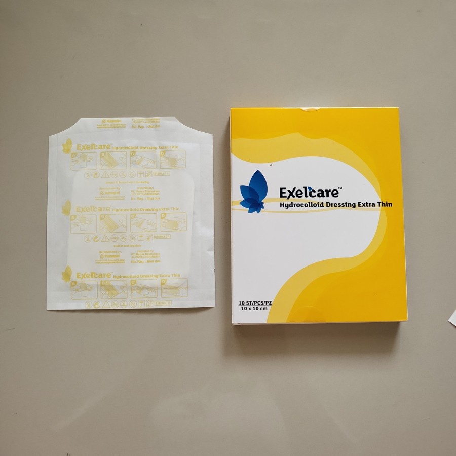 Hydrocolloid Extra Thin 10x10 Wound Dressing Exelcare /Seperti Duoderm