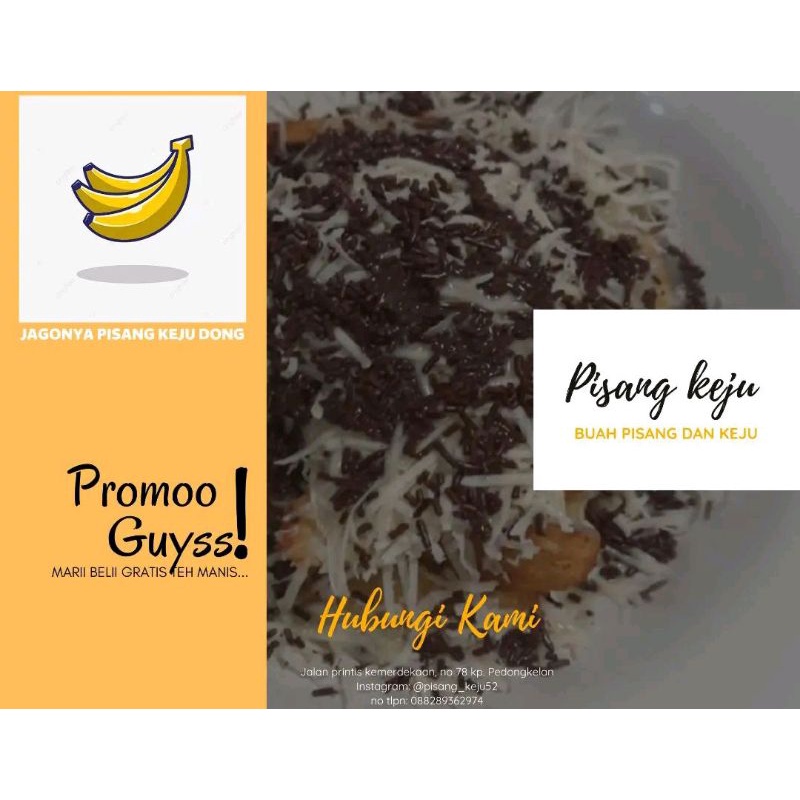 

pisang keju