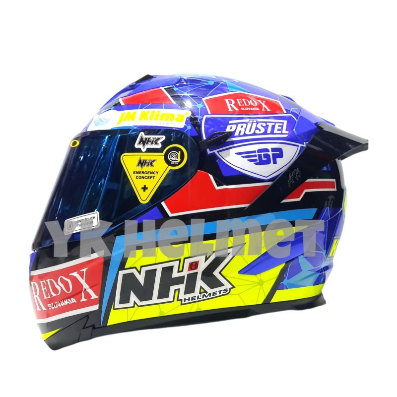New Paket Ganteng NHK RX9 Limited edition Jakub flat visor iridium