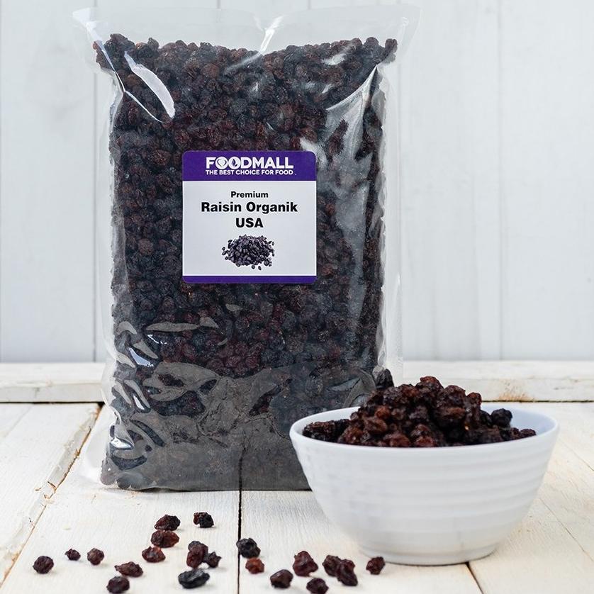 

Dqo44 Kismis / Black Raisin Organic USA PREMIUM 1 Kg .,.,.,..,