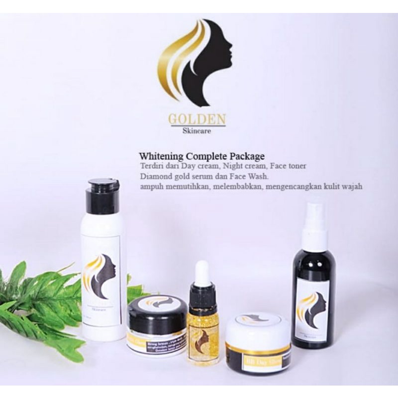 GOLDEN SKINCARE PAKET LENGKAP RESELLER (3PAKET)