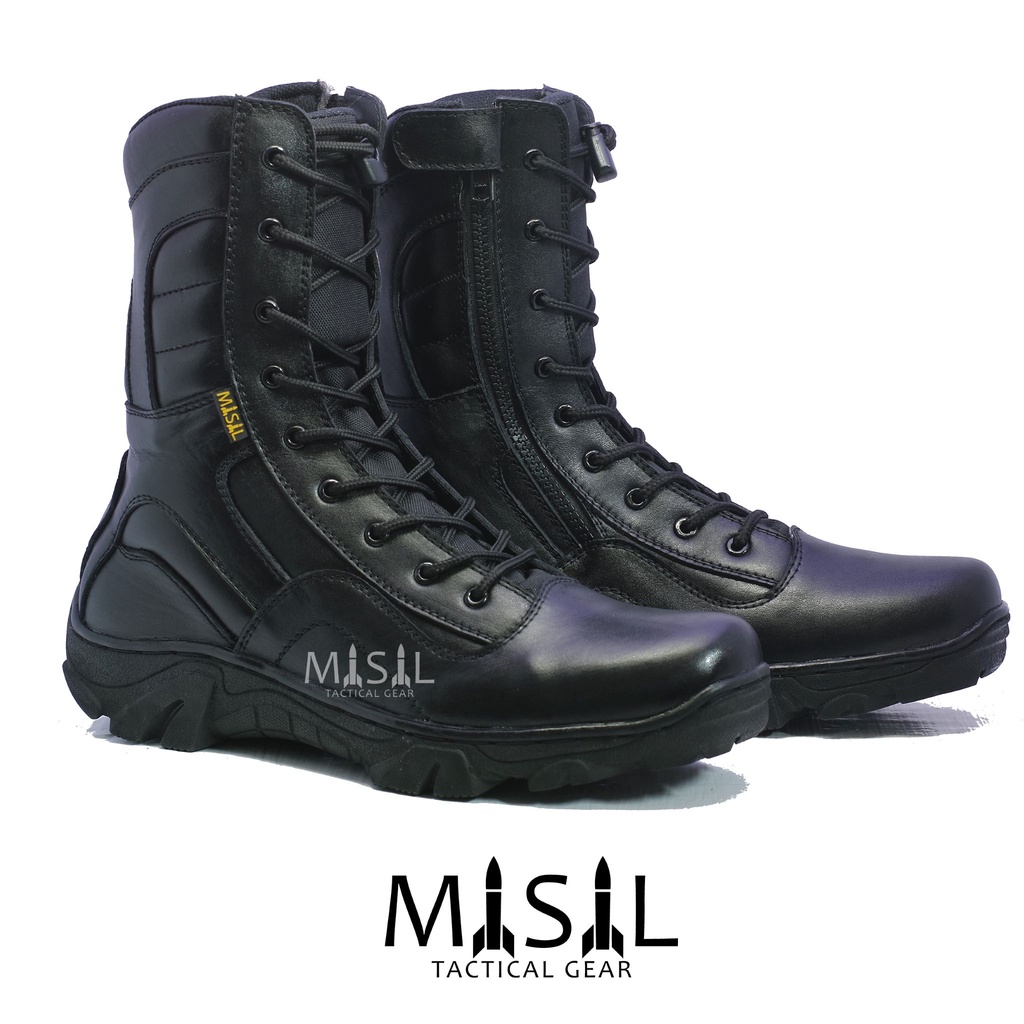 SEPATU PDL TNI/BRIMOB TIPE RJR BAHAN FULL KULIT ASLI DOPP SOL DELTA ORIGINAL MISIL RAZER TACTICAL GE