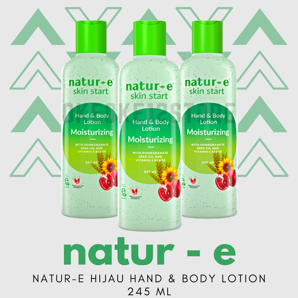 Natur-E Hijau Hand &amp; Body Lotion 245 ml