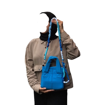 TOTE PUFFY KAREN -Tas Selempang Wanita Termurah PUFFY KAREN l Tas Selempang Wanita Termurah/Puffy Bag Hologram Tas Selempang Wanita Tote Bag