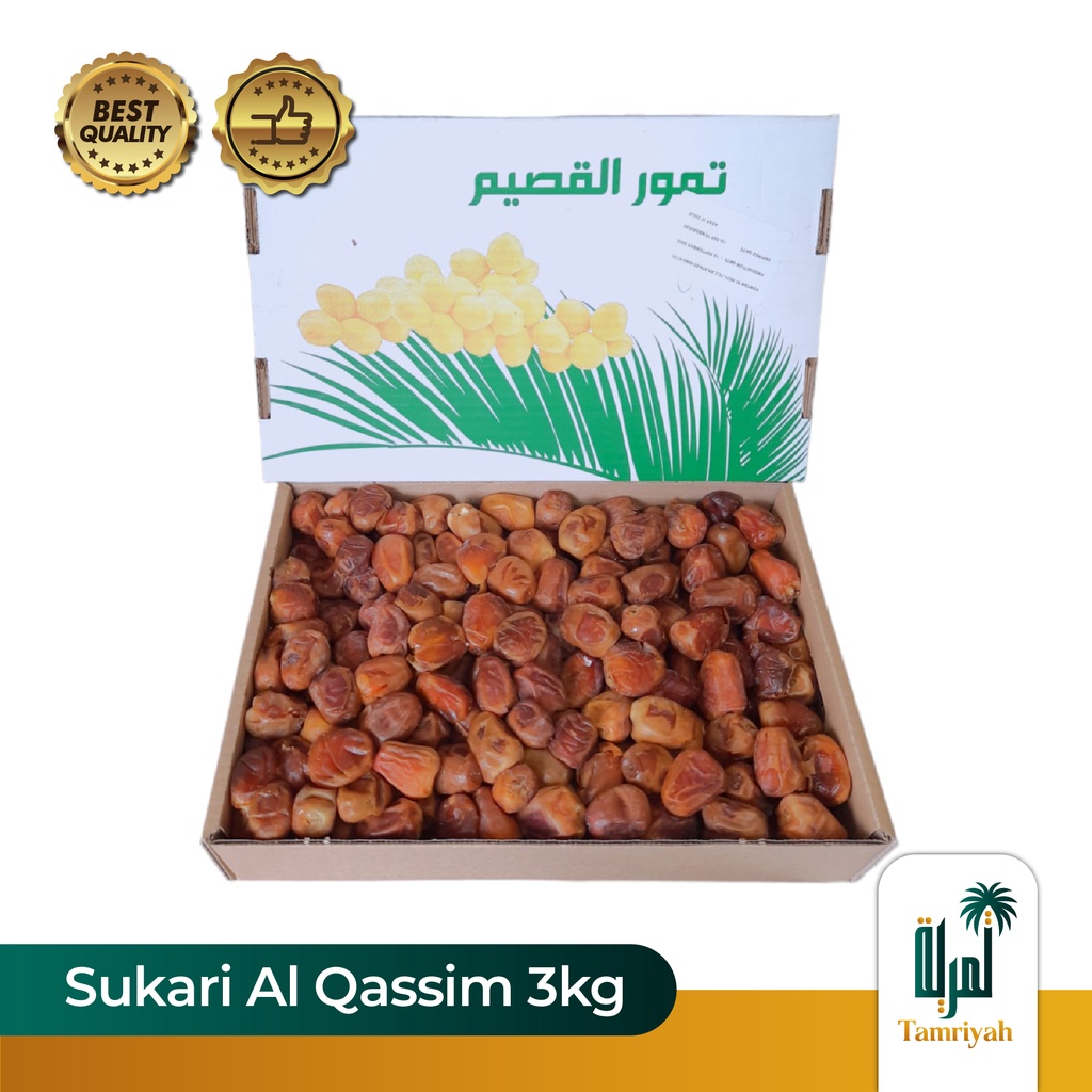 

Kurma Sukari Al Qassim 3kg | Tamriyah Store