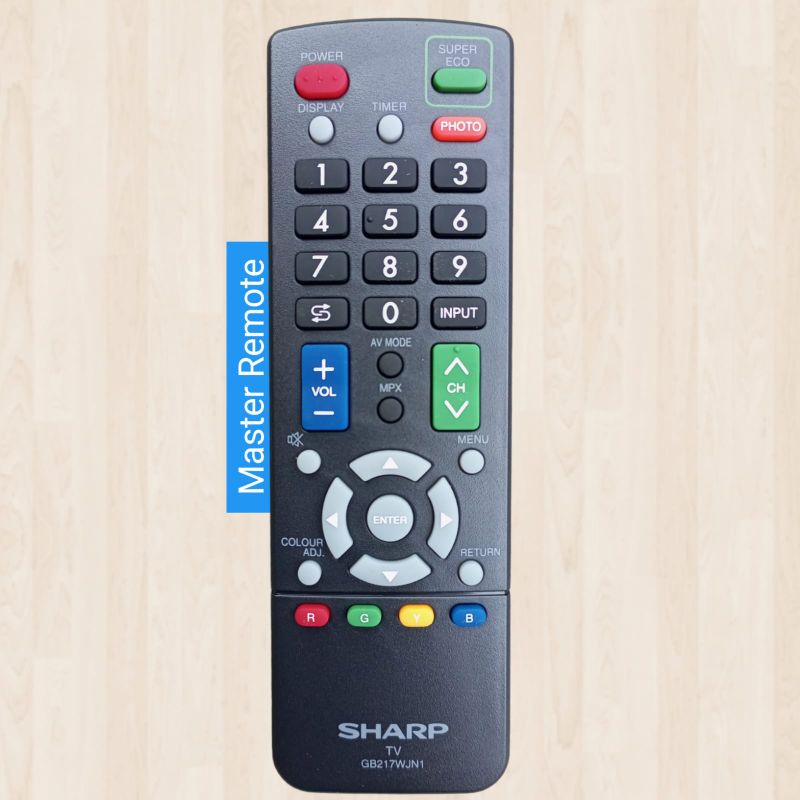 Remote Remot TV SHARP Original Led Lcd Aquos GB217WJN1 Analog Dan Digital