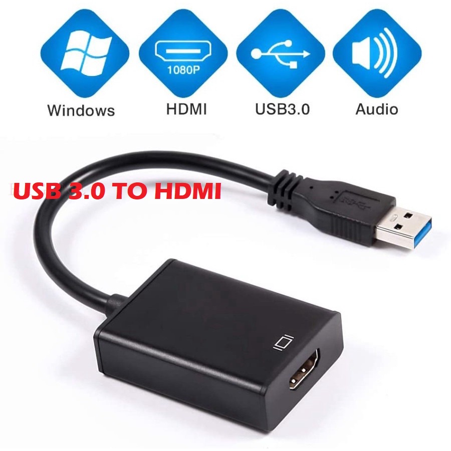 CONVERTER USB 3.0 TO HDMI, CABLE USB 3.0 TO HDMI KABEL USB 3.0 TO HDMI CONVERTER / USB 3.0 TO HDMI G