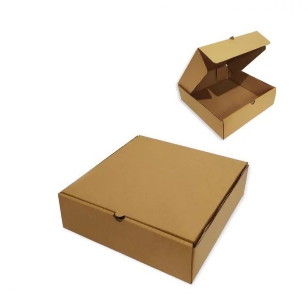 

Box packing model diecutt e flute 15x15x5cm