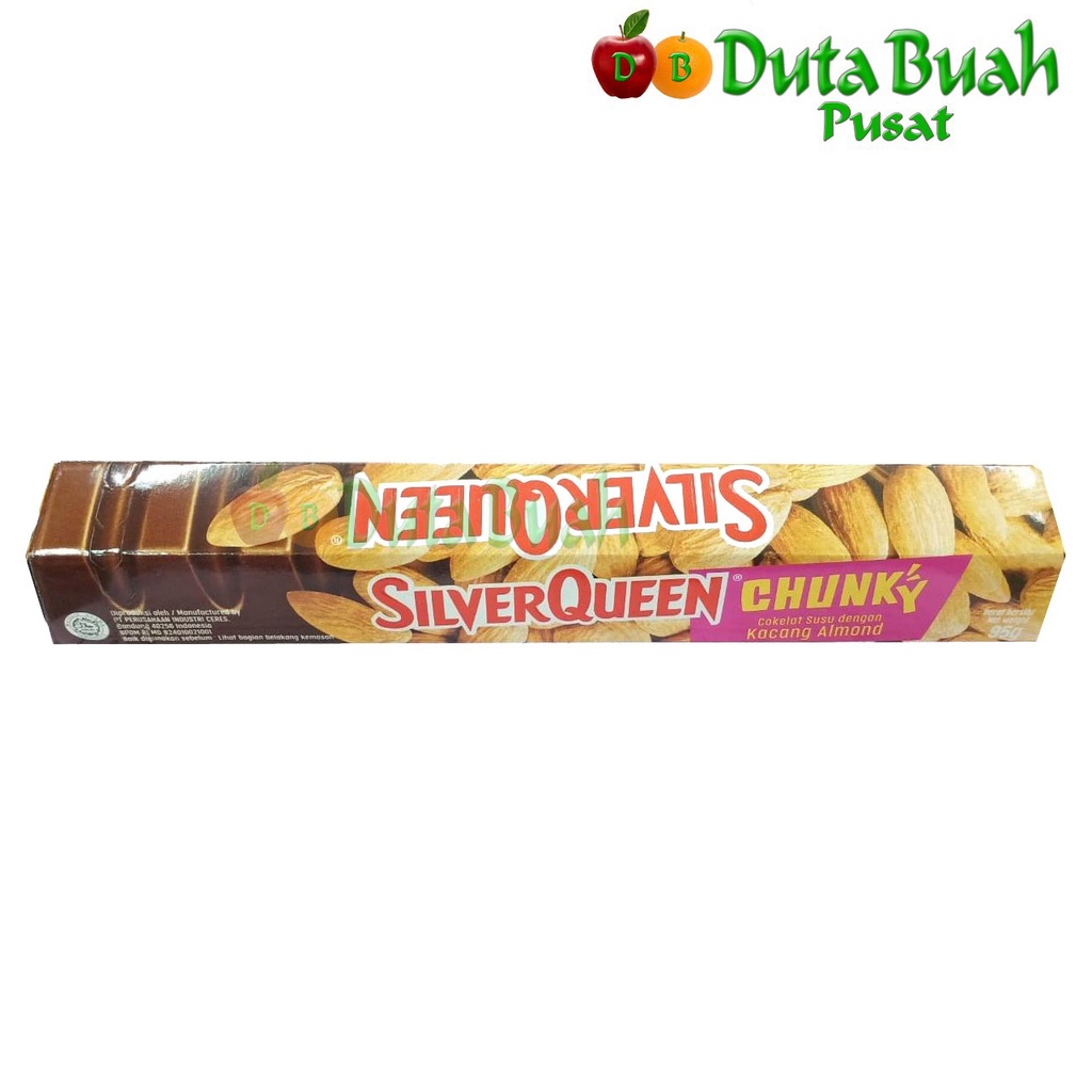 

DUTA BUAH SILVER QUEEN CHUNKY BAR ALMOND (95G/PCS)