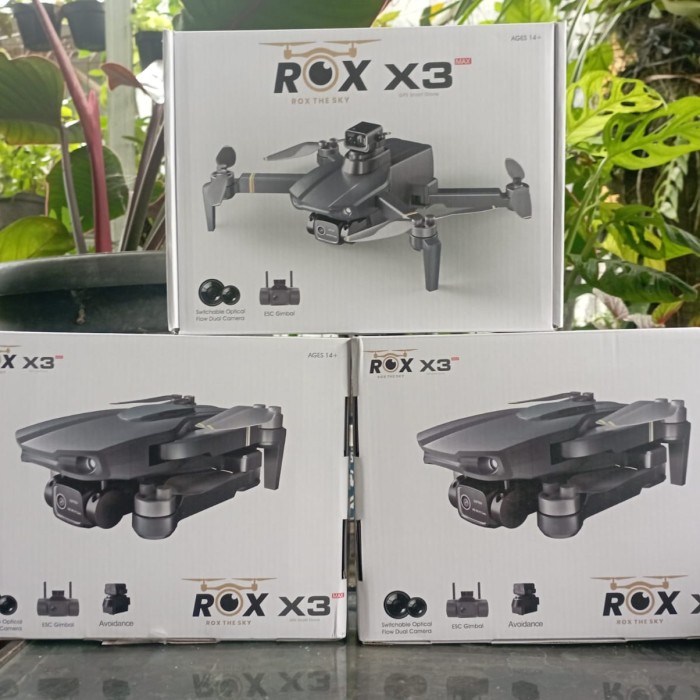 {BerkahStore} New Drone X3 Pro Max GPS Smart Drone Drone GPS Murah