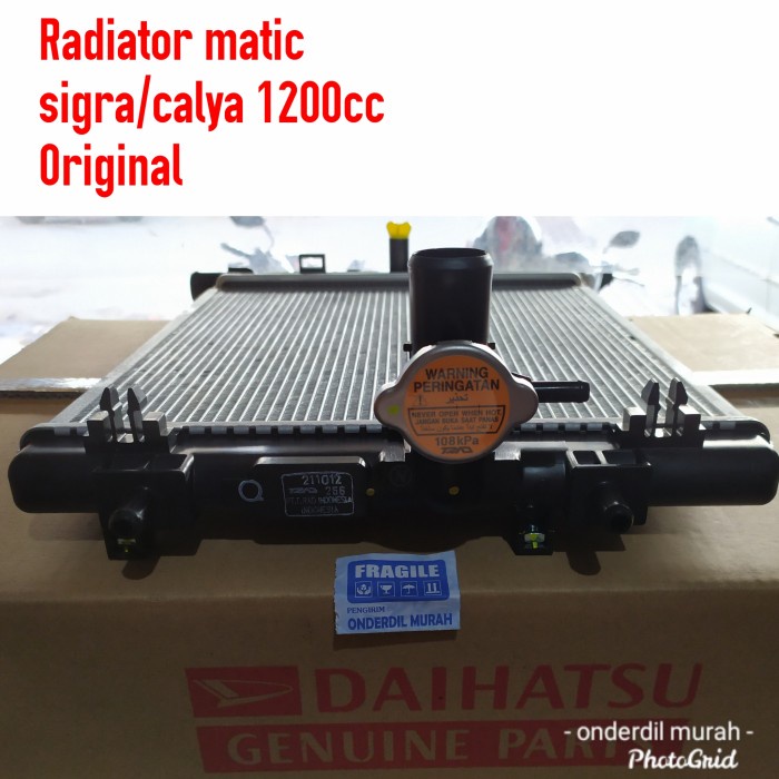 Radiator Calya-sigra 1200cc Matic ORIGINAL