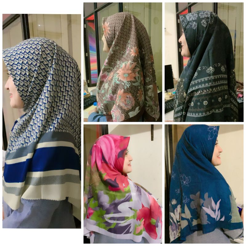 Square voal Motif 115 x 115