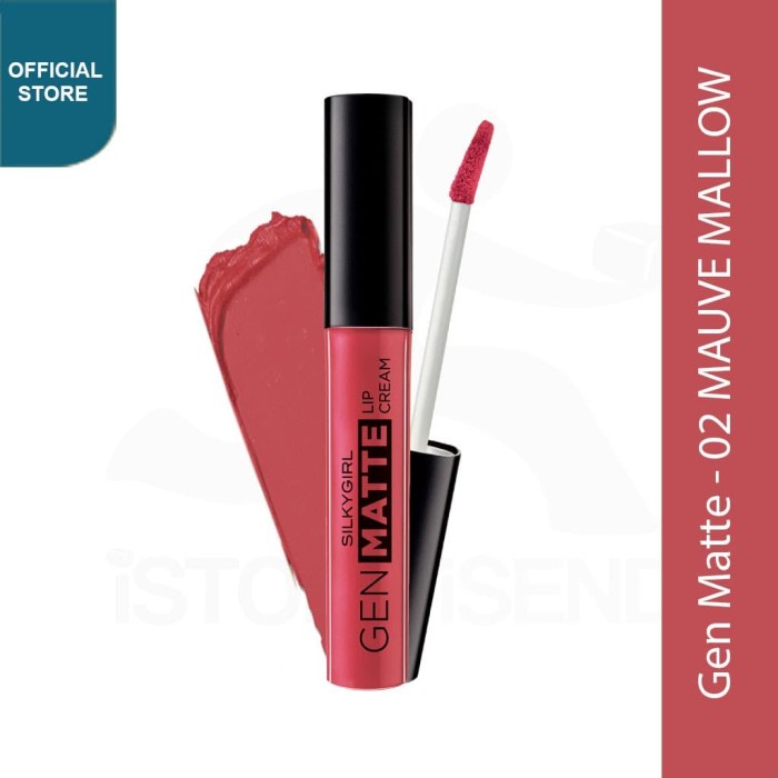 SILKYGIRL Gen Matte Lip Cream 02 Mauve Mallow