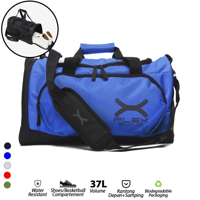 FLEXZONE Gym Bag Tas Olahraga Fitness Badminton Renang FAB-001