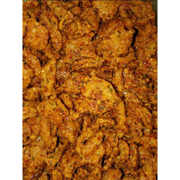 

Keripik Kulit Crispy 800 grm / Keripik Kulit ayam Daun jeruk