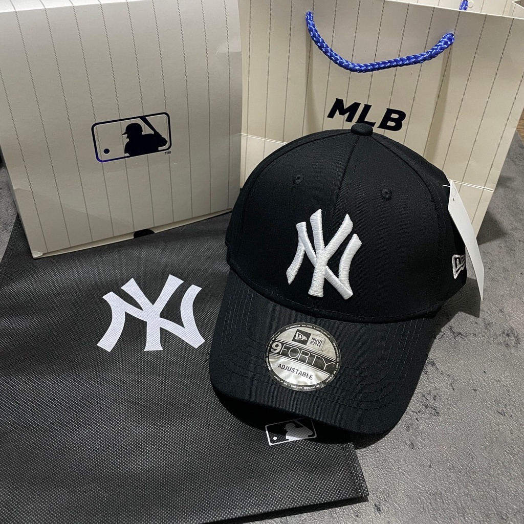 TOPI BASEBALL MLB NY 9 FORTY WHITE ORIGINAL BLACK CAP