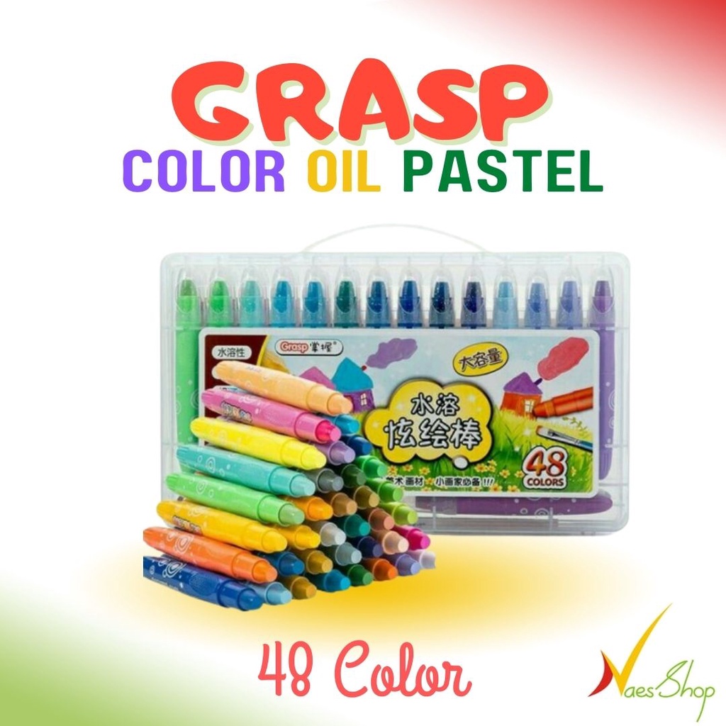 

Crayon Grasp 48 warna Water Soulable stik besar