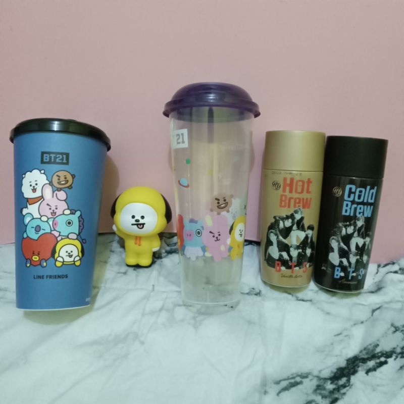 BTS BT21 TUMBLR x CGV x Chatime x Cold Brew