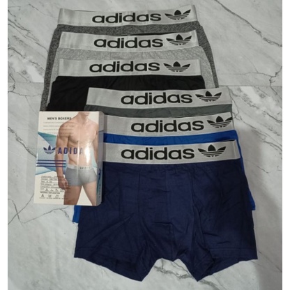 1 KOTAK ISI 3 PCS BOXER PRIA SILVER  PREMIUM