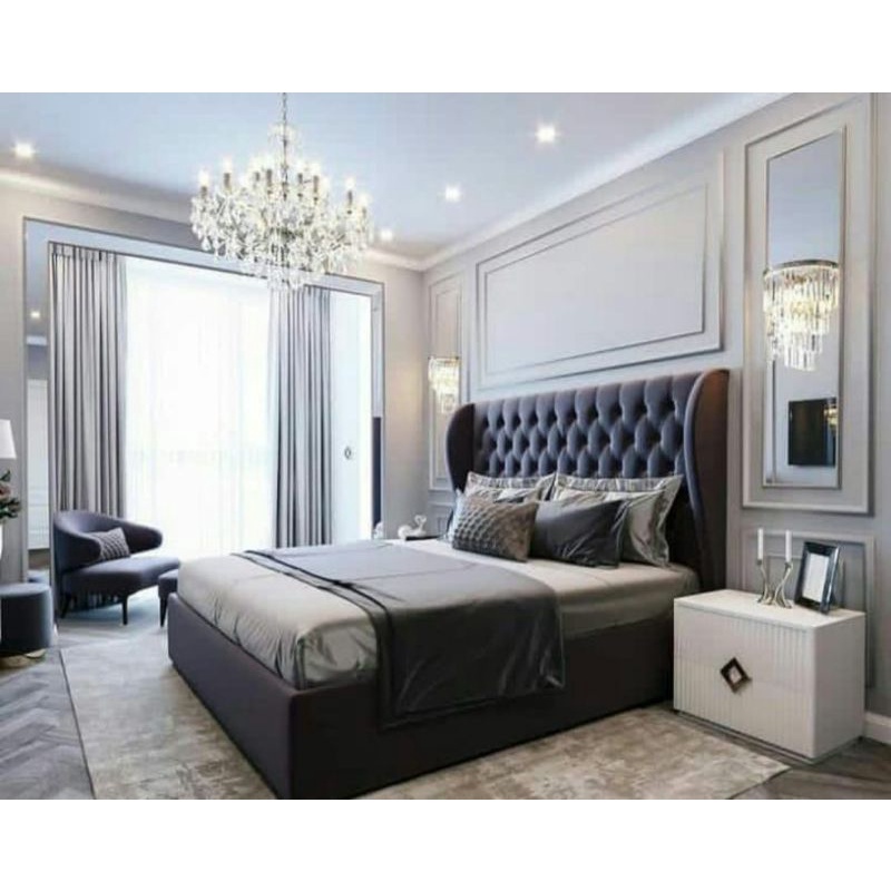 SET KASUR + SANDARAN DIPAN MEWAH