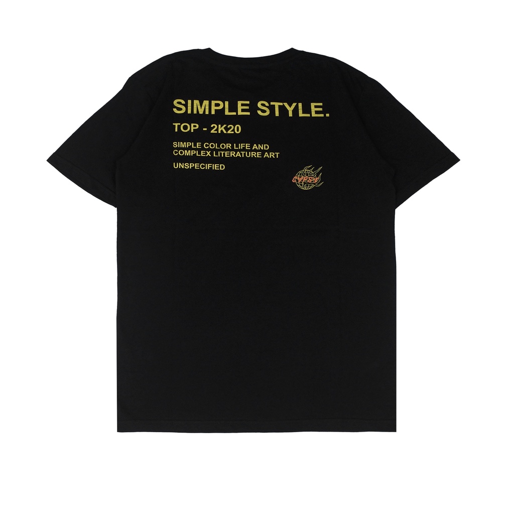 KAOS TSHIRT GYPSY SIMPLE STYLE BLACK