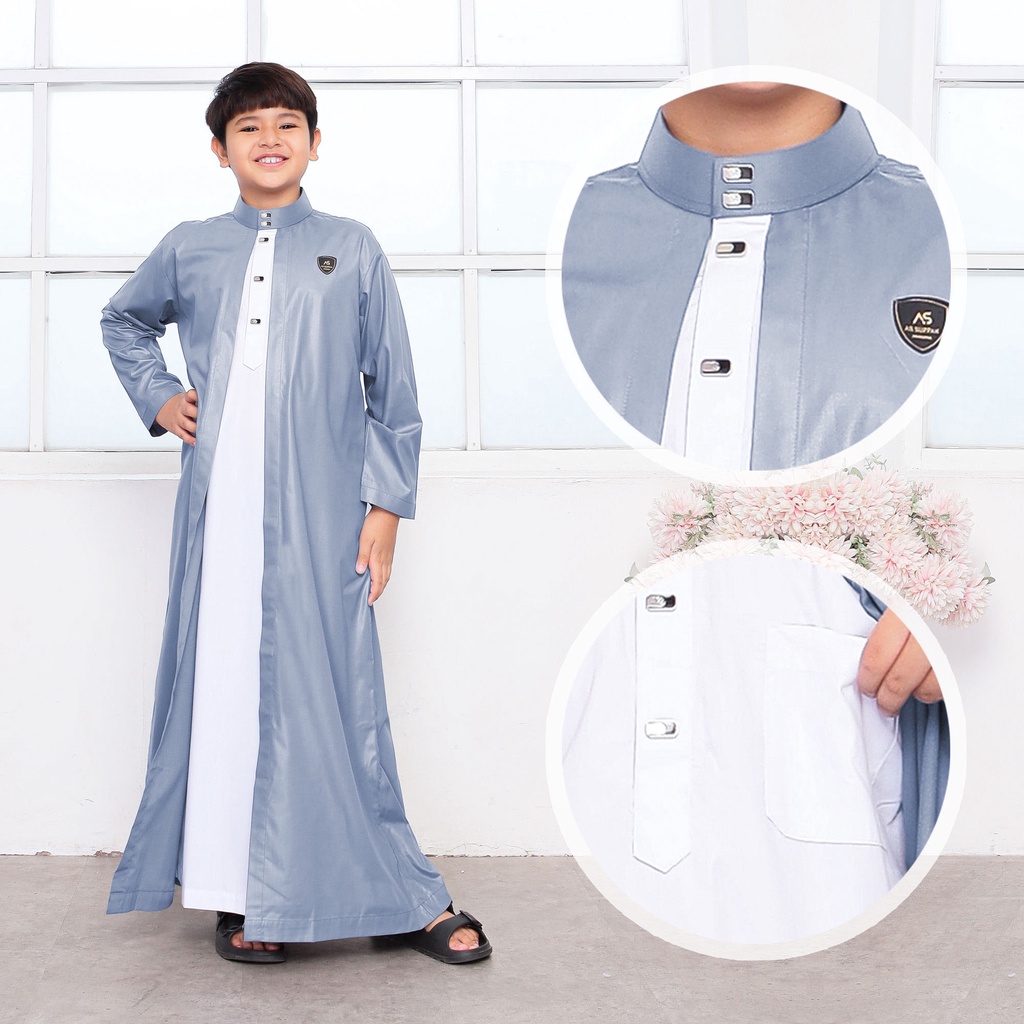 Jubah Salman Jubah Anak Laki Laki Jubah Habib Rifky Saudi Original Assuffah