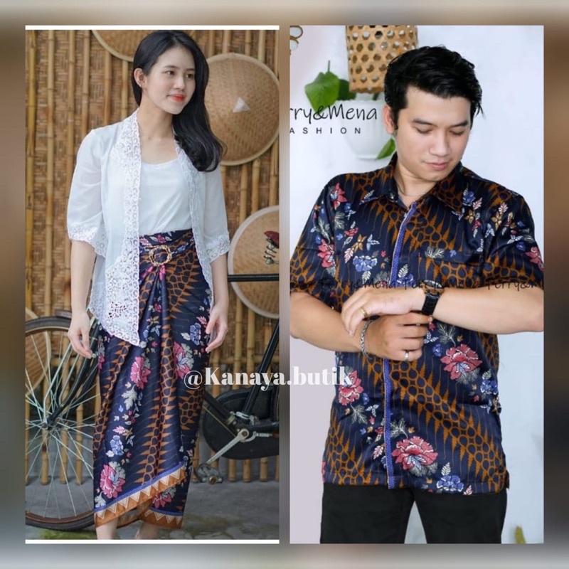 Rok lilit batik // batik couple // bawahan kebaya // kain lilit batik // rok // kemeja batik // kebaya couple