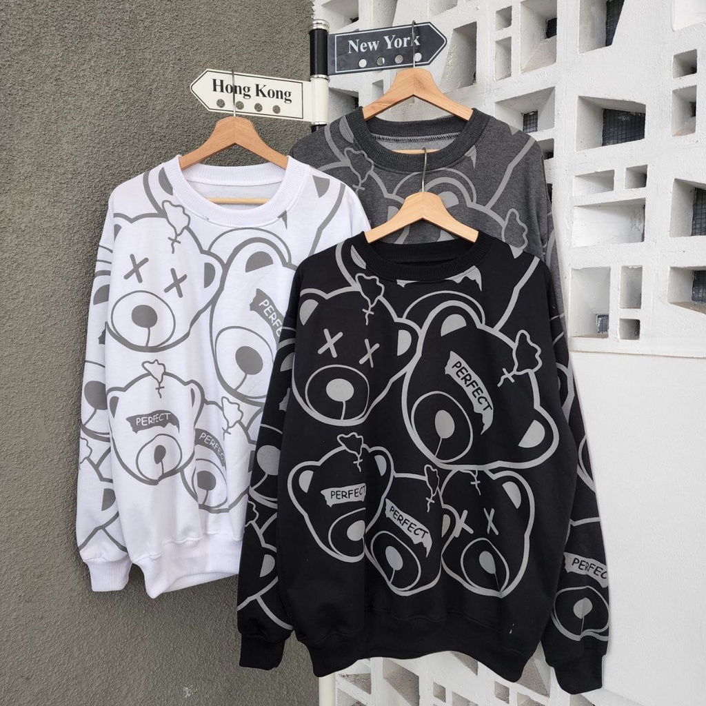 [ COD PROMO ] OVERSIZE PANDA FULL PRINT SWEATER / SWEATER TERBARU 2023 / SWEATER CREWNECK / SWEATER UNISEX / SWEATER OVERSIZE MURAH