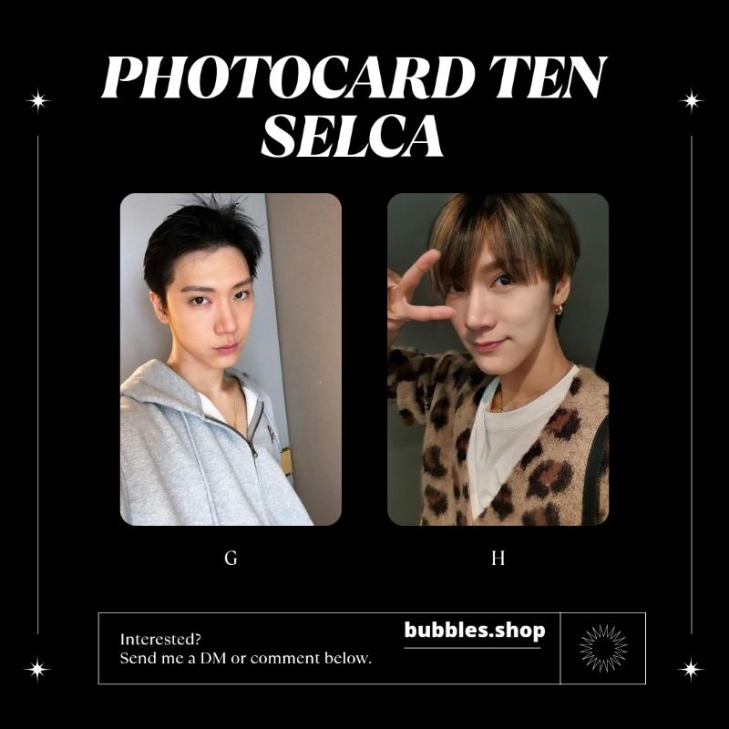 PHOTOCARD UNOFFICIAL TEN WAYV SELCA