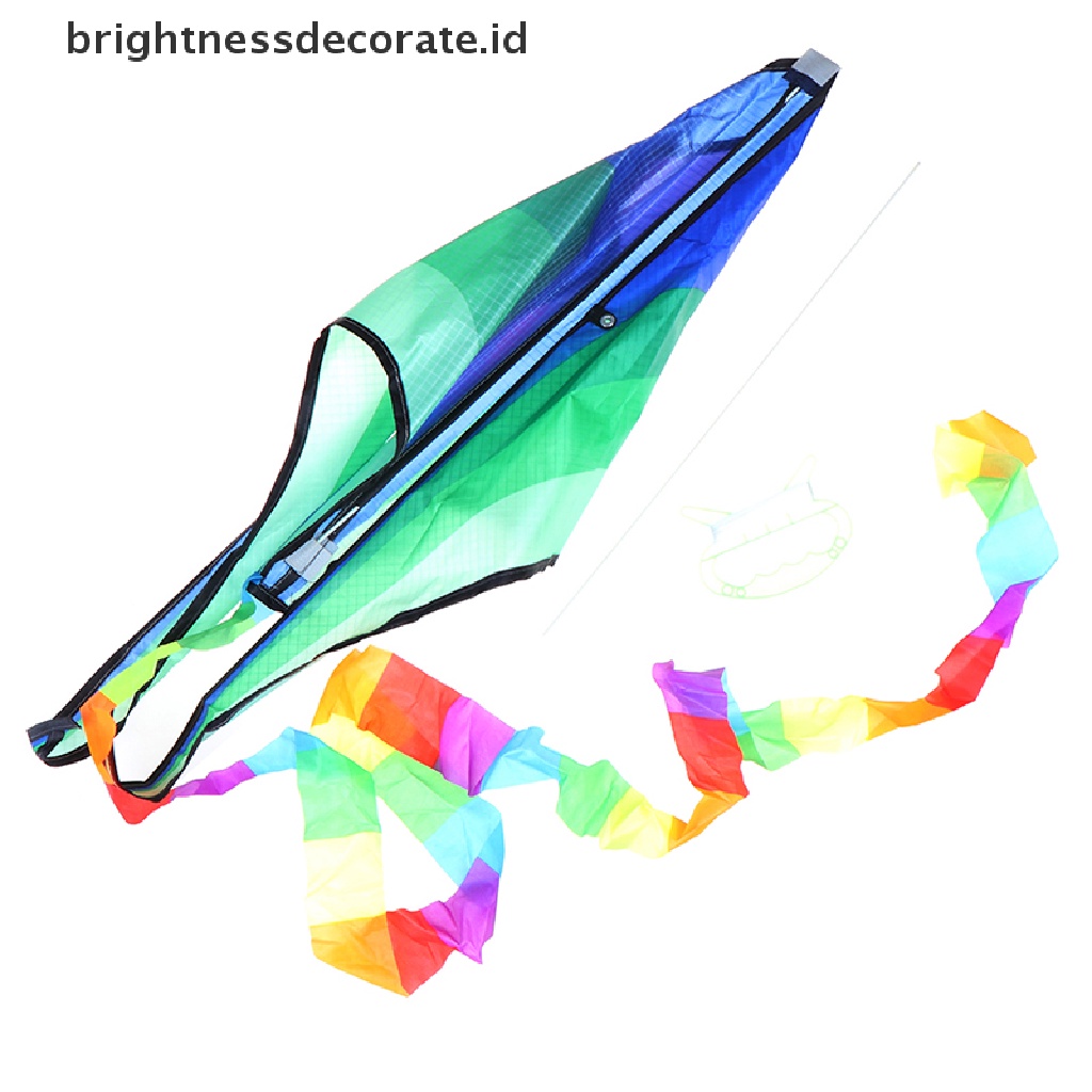 [Birth] Layangan delta Besar Untuk Anak Dan Dewasa single line easy to fly kite handle include [ID]