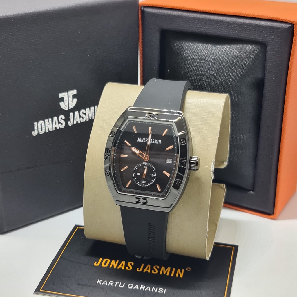 Jam Tangan Wanita Analog Jonas Jasmin 2227 Rubber Original