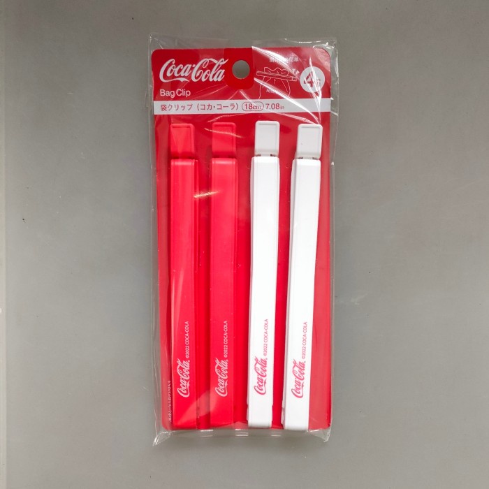 

coca cola jepitan kantong bag clip isi 4 18 cm firaza1906
