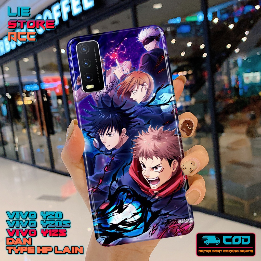 Case Vivo Y20/Y20S/Y12S Terbaru (3DK04)Fashion Casing Anime Jujutsu Kaisen Silikon Kesing Casing Sar