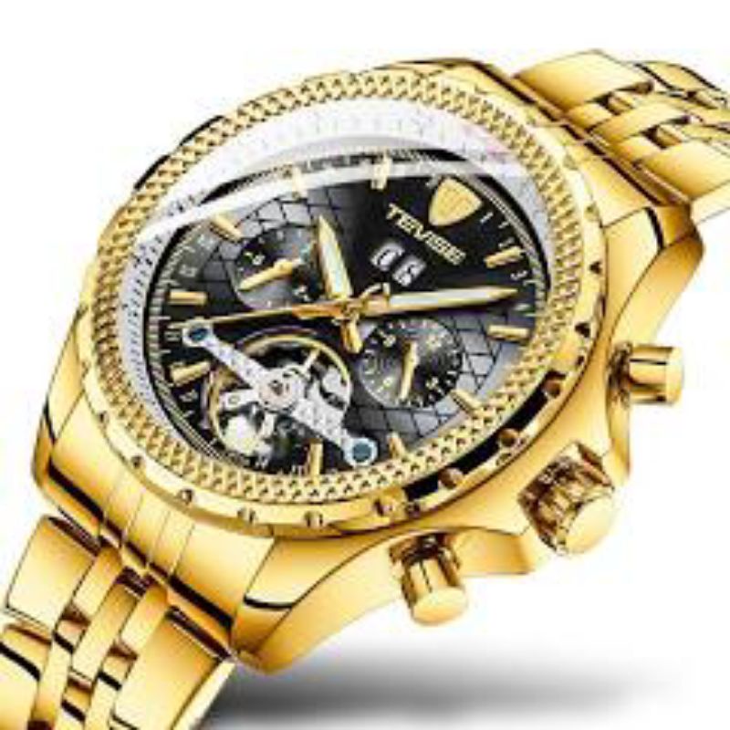TEVISE T841A Waterproof Calendar Automatic Mechanical Watch BI Store