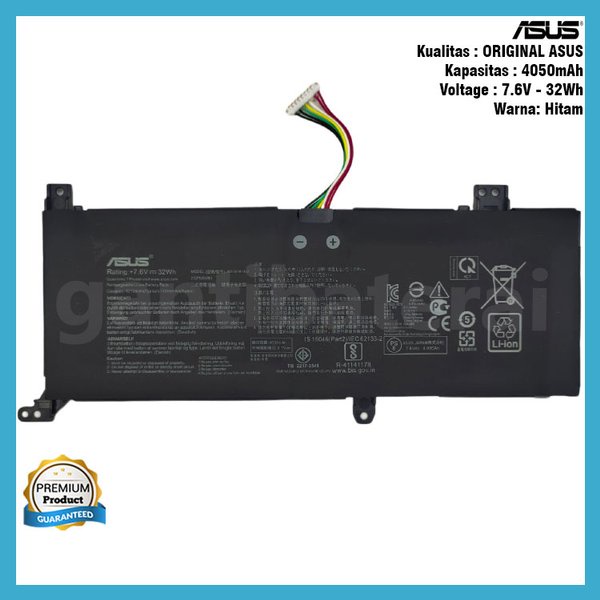 Original Baterai Asus Vivobook 14 A412 A412FA A412UA A412UB B21N1818