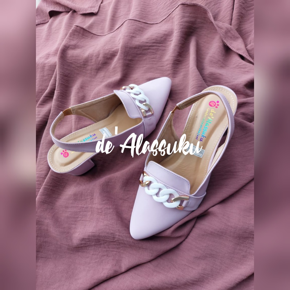 Alassuku.ID - Heels Sepatu Wanita TL Rantai