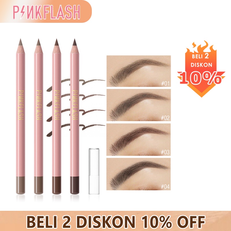 Pinkflash Pensil Alis Anti Air Tahan Lama Eyebrow pencil Durable Soft Eyebrow Pencil #Ohmyemoji