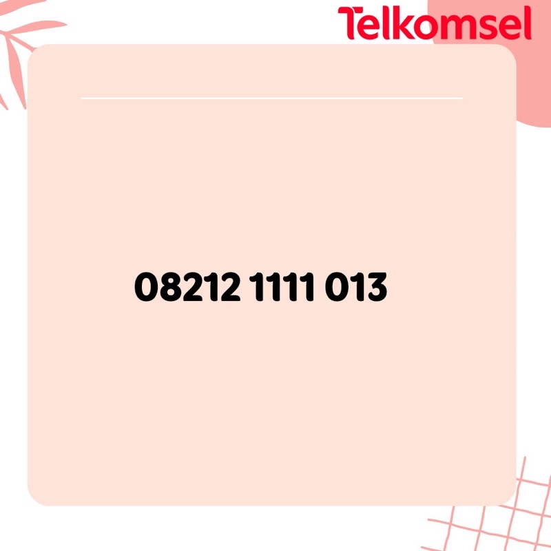Nomor Cantik Telkomsel Angka Kecil Rapi