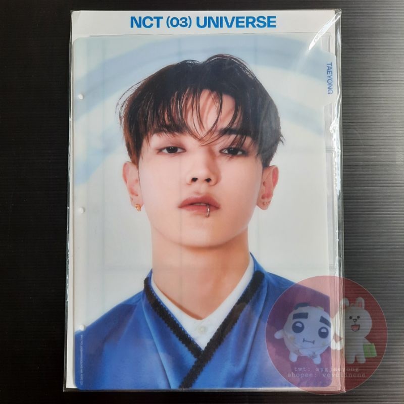 Jual NCT TAEYONG Binder Index Set 2020 Universe (Include Sleeve