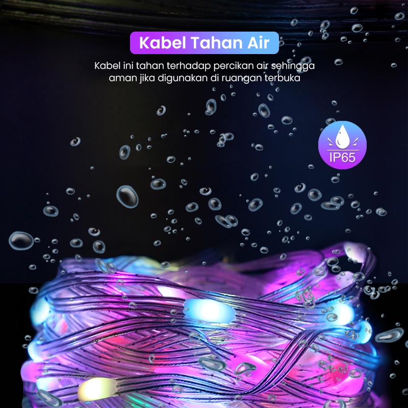 App Smart RGB Fairy Lights/Smart Lampu LED 5m &amp; 10m