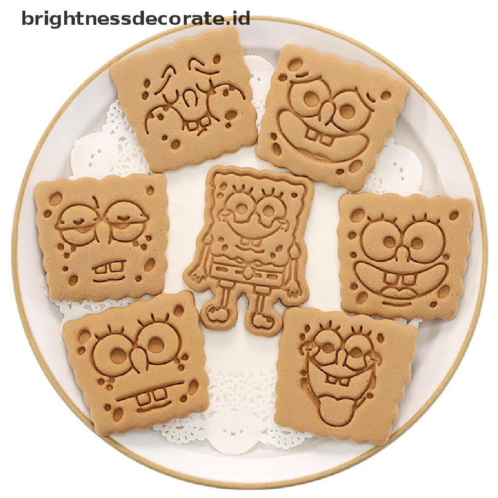 [Birth] Cetakan Kue Kering Kreatif Kartun DIY Bentuk Lucu 3D Pressure Cutg Cookie Cutter [ID]