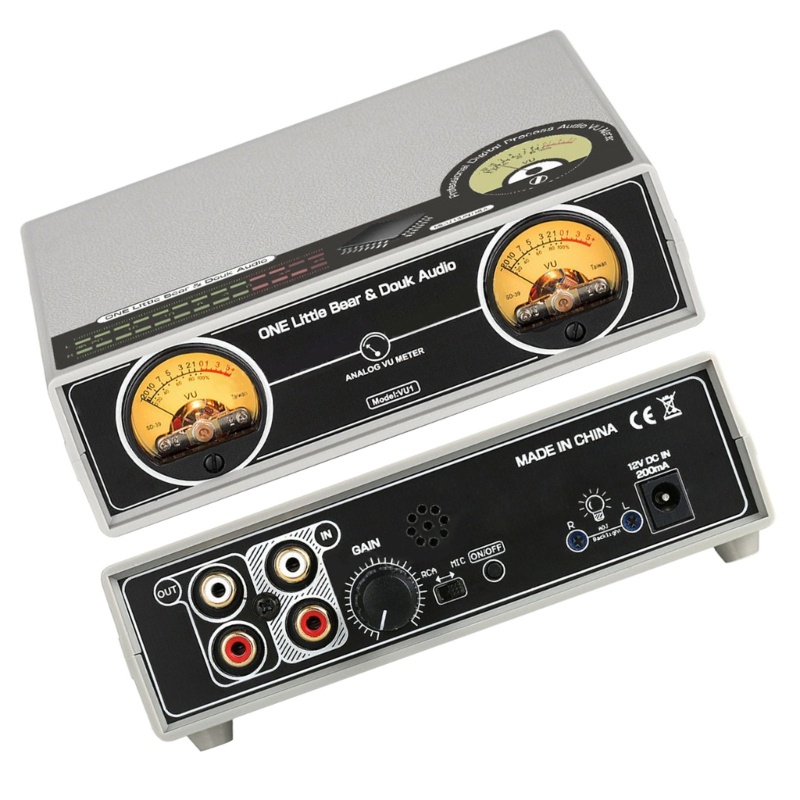 Zzz VU1 Analog-VU Meter Indikator Level Suara Dengan DB-Panel Display Switcher