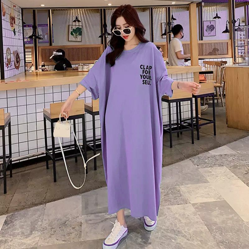 VS GG - long dress JUMBO wanita CLAP FOR YOUR SELF - konveksi murah tanah abang