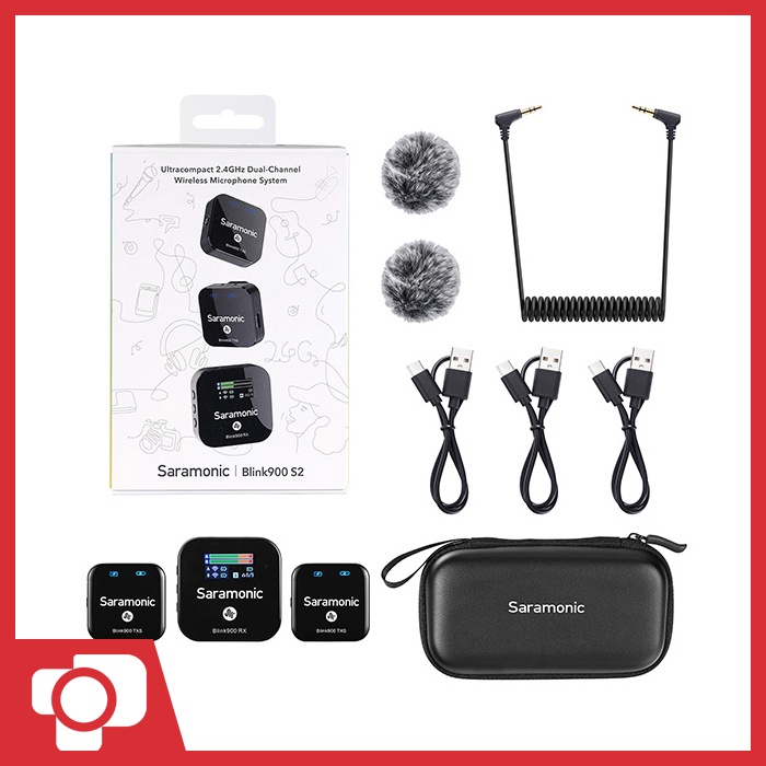 Saramonic Blink 900 S2 Dual-Channel Wireless Microphone 2.4GHz