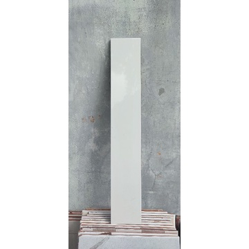 list plint granit 10x60 Putih polos